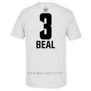 Camiseta Manga Corta Bradley Beal All Star 2019 Washington Wizards Blanco