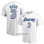 Camiseta Manga Corta Los Angeles Lakers Anthony Davis Blanco