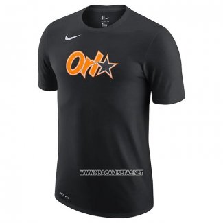 Camiseta Manga Corta Orlando Magic Ciudad 2020-21 Negro