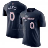 Camiseta Manga Corta Philadelphia 76ers Tyrese Maxey Ciudad 2023-24 Azul