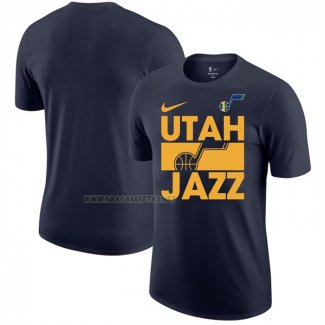 Camiseta Manga Corta Utah Jazz Negro1