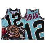 Camiseta Memphis Grizzlies Ja Morant NO 12 Mitchell & Ness Big Face Verde