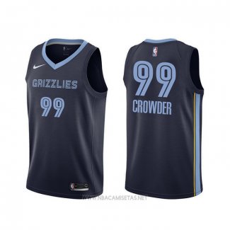 Camiseta Memphis Grizzlies Jae Crowder NO 99 Icon Azul