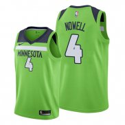 Camiseta Minnesota Timberwolves Jaylen Nowell NO 4 Statement Verde