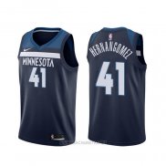 Camiseta Minnesota Timberwolves Juancho Hernangomez NO 41 Icon 2019-20 Azul