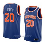 Camiseta New York Knicks Kevin Knox NO 20 Icon 2018 Azul
