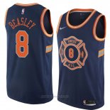 Camiseta New York Knicks Michael Beasley NO 8 Ciudad 2018 Azul