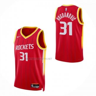 Camiseta Nino Houston Rockets Bogdan Bogdanovic NO 31 Icon 2026-27 Rojo