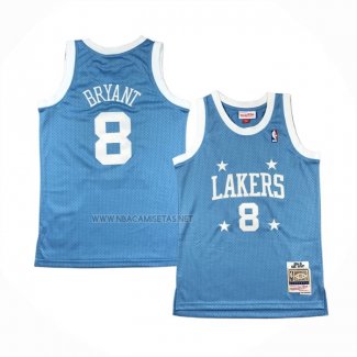 Camiseta Nino Los Angeles Lakers Kobe Bryant NO 8 Mitchell & Ness 2004-05 Azul