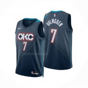 Camiseta Oklahoma City Thunder Chet Holmgren NO 7 Ciudad 2025-26 Azul