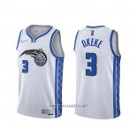 Camiseta Orlando Magic Chuma Okeke NO 3 Earned 2020-21 Blanco