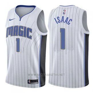 Camiseta Orlando Magic Jonathan Isaac NO 1 Association 2017-18 Blanco