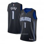 Camiseta Orlando Magic Jonathan Isaac NO 1 Icon 2020-21 Negro