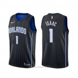 Camiseta Orlando Magic Jonathan Isaac NO 1 Statement Negro