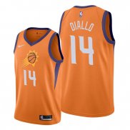 Camiseta Phoenix Suns Cheick Diallo NO 14 Statement Naranja