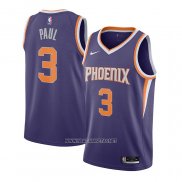 Camiseta Phoenix Suns Chris Paul NO 3 Icon 2020-21 Violeta