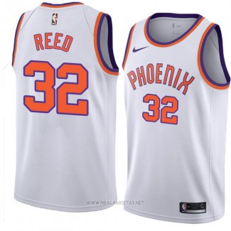 Camiseta Phoenix Suns Davon Reed NO 32 Hardwood Classic 2018 Blanco