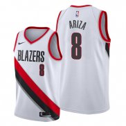 Camiseta Portland Trail Blazers Trevor Ariza NO 8 Association 2020 Blanco