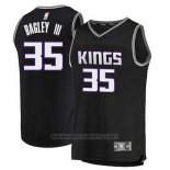 Camiseta Sacramento Kings Bagley III NO 35 2017-18 Negro