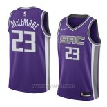 Camiseta Sacramento Kings Ben Mclemore NO 23 Icon 2018 Violeta