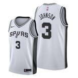 Camiseta San Antonio Spurs Keldon Johnson NO 3 Association 2019-20 Blanco