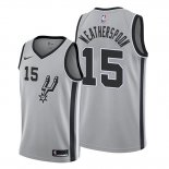 Camiseta San Antonio Spurs Quinndary Weatherspoon NO 15 Statement 2019-20 Gris