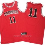 Camiseta Shohoku NO 11 Rojo