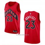 Camiseta Toronto Raptors Fred Vanvleet NO 23 Icon 2022-23 Rojo