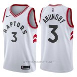 Camiseta Toronto Raptors Og Anunoby NO 3 Association 2017-18 Blanco