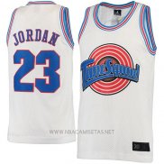 Camiseta Tune Squad Michael Jordan NO 23 Blanco