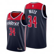 Camiseta Washington Wizards C.j. Miles NO 34 Statement Edition Azul