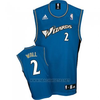 Camiseta Washington Wizards John Wall NO 2 Retro Azul