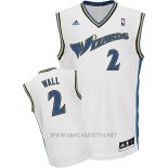 Camiseta Washington Wizards John Wall NO 2 Retro Blanco