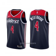 Camiseta Washington Wizards Russell Westbrook NO 4 Association 2020-21 Azul