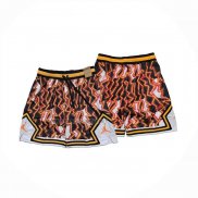 Pantalone Jordan Just Don Negro Naranja