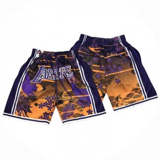 Pantalone Los Angeles Lakers Lunar New Year Mitchell & Ness Just Don Amarillo