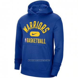 Sudaderas con Capucha Golden State Warriors Performance Practice 2021-2022 Azul