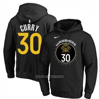 Sudaderas con Capucha Golden State Warriors Stephen Curry Ciudad 2022-23 Negro