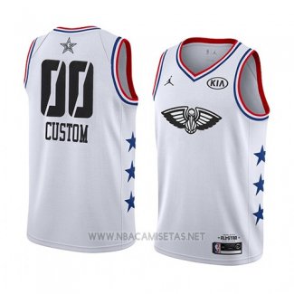 Camiseta All Star 2019 New Orleans Pelicans Personalizada Blanco