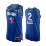 Camiseta All Star 2020 Los Angeles Lakers Anthony Davis NO 2 Autentico Azul