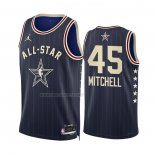 Camiseta All Star 2024 Cleveland Cavaliers Donovan Mitchell NO 45 Azul