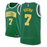 Camiseta Boston Celtics Jaylen Marron NO 7 Earned 2018-19 Verde