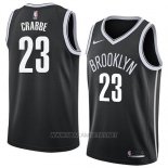 Camiseta Brooklyn Nets Allen Crabbe NO 23 Icon 2018 Negro