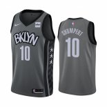 Camiseta Brooklyn Nets Iman Shumpert NO 10 Statement Edition Gris