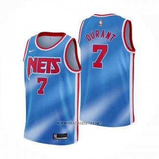 Camiseta Brooklyn Nets Kevin Durant NO 7 Classic 2020-21 Azul