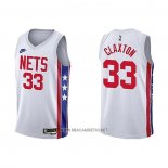 Camiseta Brooklyn Nets Nic Claxton NO 33 Classic 2022-23 Blanco