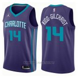 Camiseta Charlotte Hornets Michael Kidd-Gilchrist NO 14 Statement 2017-18 Violeta