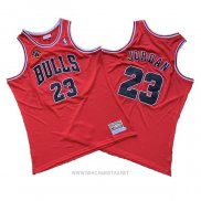 Camiseta Chicago Bulls Michael Jordan NO 23 1997-98 Finals Rojo