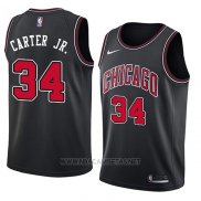 Camiseta Chicago Bulls Wendell Carter Jr. N0 34 Statement 2018 Negro