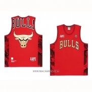 Camiseta Chicago Bulls x AAPE Rojo